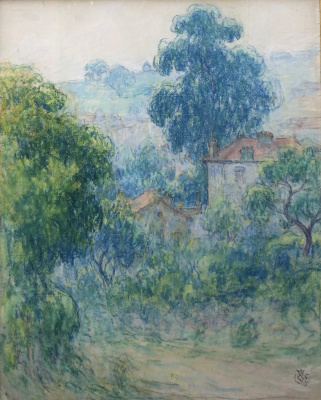 Emile Schuffenecker - Maisons dans un jardin - BESCHIKBAAR